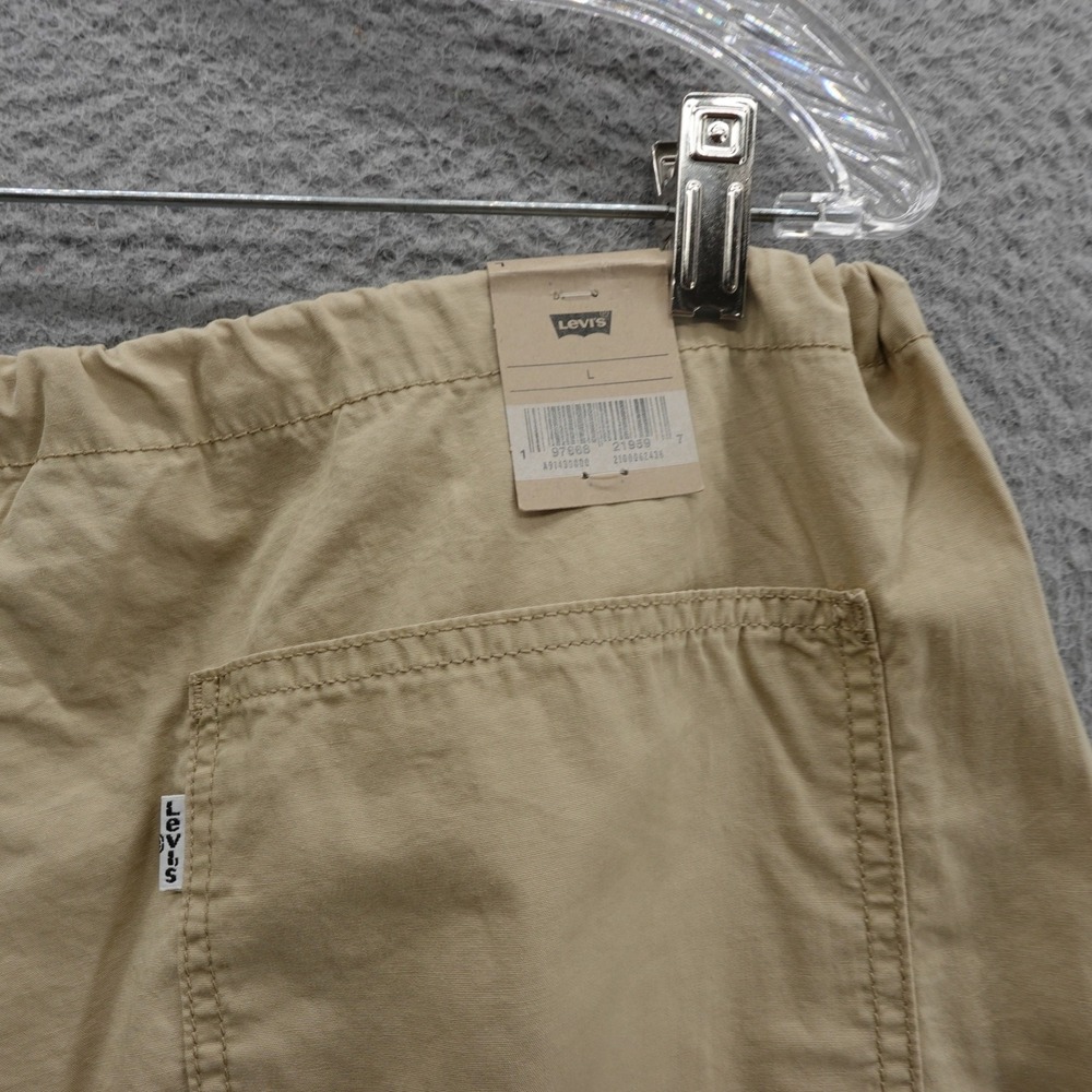 NWT Levis Woven Parachute Pants Size Large Beige Womens All Cotton‎ High Rise - Picture 14 of 16